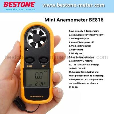 kopen Kleine meetinstrumenten Digitaal LCD-windsnelheidsmeter Anemometer online vervaardiging