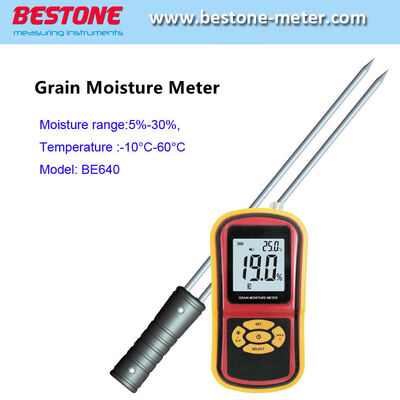 comprare Misuratore dell'umidità dei cereali, misuratore dell'umidità dei cereali del 5% al 30% / misuratore dell'umidità del riso (BE640) fabbricazione online