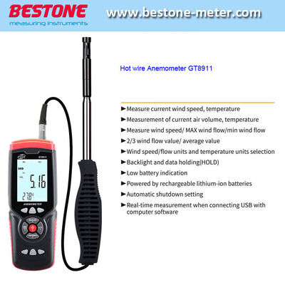 購入 ホットワイヤアネモメーター多目的測定器 Gt8911 オンライン製造