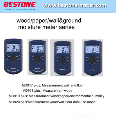 kaufen Betonwand Feuchtigkeit Holz, Papier, Boden, Umgebungsfeuchtigkeitsmesser Induktiver Zementfeuchtigkeitsmesser (MD917PLUS, MD918 PLUS, MD919PLUS, MD920 PLUS) on-line-Fertigung