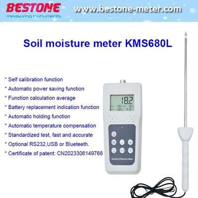 comprar Probador de humedad del suelo con autocalibración Kms680L Opcional RS232 / USB / Bluetooth fabricación en línea