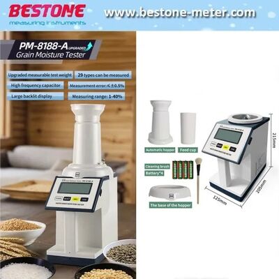 ซื้อ เครื่องวัดความชื้นเมล็ดพืชแบบดิจิทัล LCD รุ่น Cup Type Pm-8188-A 240mw การผลิตออนไลน์