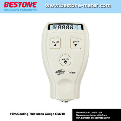 ซื้อ เครื่องวัดความหนาของเคลือบที่พกพา สร้างใน F Probe สําหรับ 0 ~ 1800μm Non Magnetic Film การผลิตออนไลน์