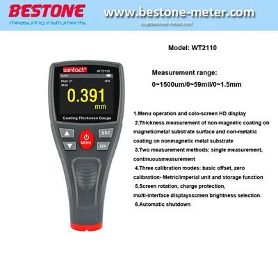 kopen Wt2110 Mini Digitale Metaalcoatingsdikte Meter online vervaardiging