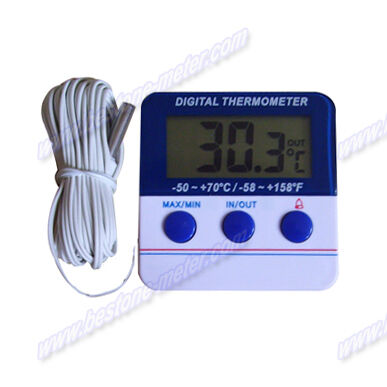 Buy Digital Thermometer, Fridge/Freezer Thermometer with Alarm (DT-144) online manufacture