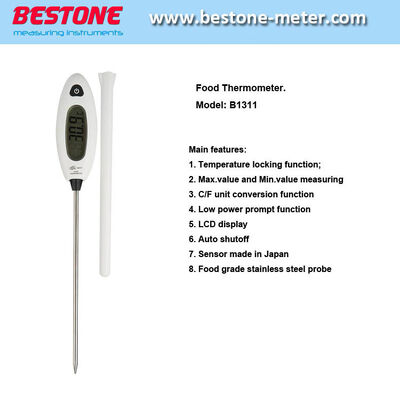 ซื้อ เทอร์โมเมตรอาหารดิจิตอล เทอร์โมเมตรการปรุงอาหาร เทอร์โมเมตร BBQ การผลิตออนไลน์