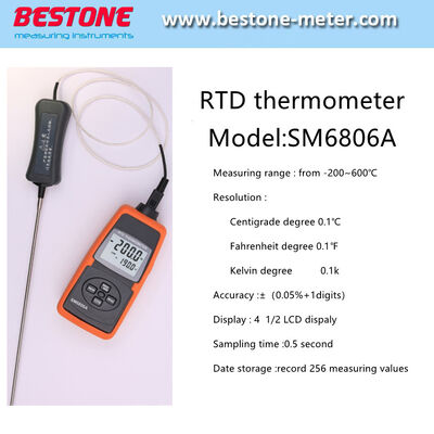 comprare Termometro Digitale Rtd Lcd Sm6806A Per Fornaci fabbricazione online