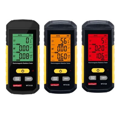 ซื้อ เครื่องตรวจจับรังสี EMF แบบพกพา WT3125 RF 0.01~300MW/M² การผลิตออนไลน์