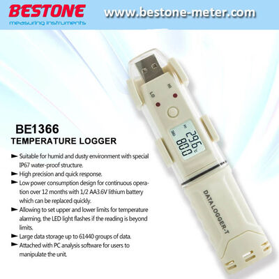 kopen Be1366 Temperatuur Datalogger online vervaardiging