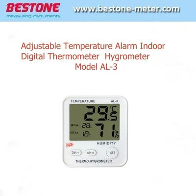comprar Termômetro Higrômetro Digital Interno com Alarme de Temperatura Ajustável Al-3 Fabricação em linha