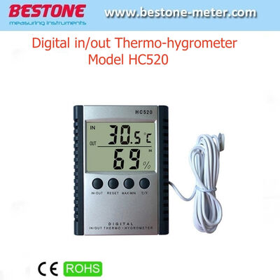 kaufen Wandhängendes digitales Indoor-Outdoor-Thermo-Hygrometer Online-Herstellung