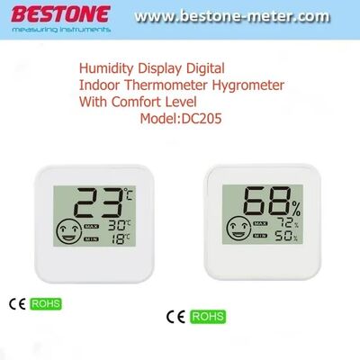 Buy Humidity Display Digital Indoor Thermometer Hygrometer with Comfort Level DC205 online manufacture