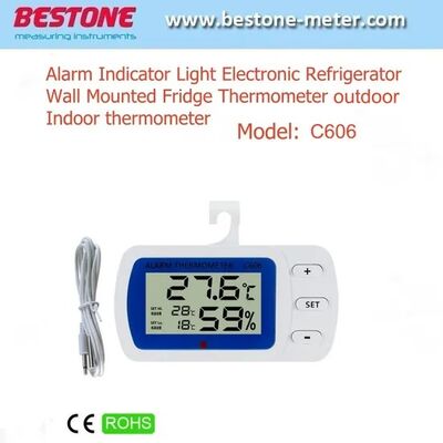kaufen Luftfeuchtigkeitsanzeige Alarm LCD Haushalt Digital Outdoor Kühlschrank Thermometer Online-Herstellung
