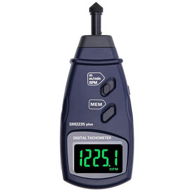 Kopen SM2235PLUS Digitale contact tachometer met 5-cijferig LCD-scherm 0,5-19999 tpm meetbereik en 96 gegevensopslag online vervaardiging