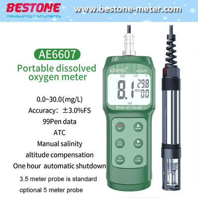 kaufen Digitaler tragbarer Messgerät für gelösten Sauerstoff für die Aquakultur-Wasseranalyse on-line-Fertigung