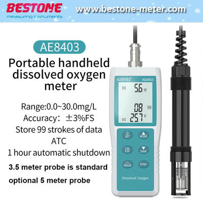 kopen Draagbare handmatige opgeloste zuurstofmeter Ae8403 online vervaardiging