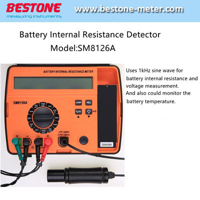 comprare Sm8126A Tester di Resistenza Interna della Batteria con Circuito a Corrente Costante a Onda Sinusoidale da 1 kHz fabbricazione online