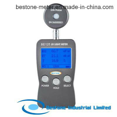 comprar Medidor de luz UV multi-sonda BE125 con soporte de sonda UVA y UVC Alta precisión y luz de fondo LCD fabricación en línea