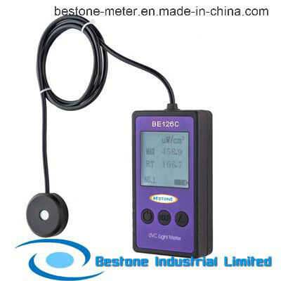 comprar Medidor de luz UV (BE126C) con rango de 0-200.000 mW / cm2, longitud de onda de 230 nm-280 nm y alta precisión para la medición de lámparas de esterilización ultravioleta fabricación en línea