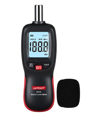 شراء مقياس مستوى الصوت الرقمي WT85، WT85B بنطاق قياس 30-130 ديسيبل ودقة ±1.5 ديسيبل وشاشة LCD بإضاءة خلفية للكشف عن الضوضاء تصنيع عبر الإنترنت