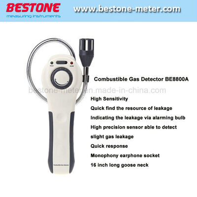 comprar Detector de Gás Combustível Portátil para Detecção de Vazamento de Gás Natural com Indicação de Alarme LED (BE8800A) Fabricação em linha