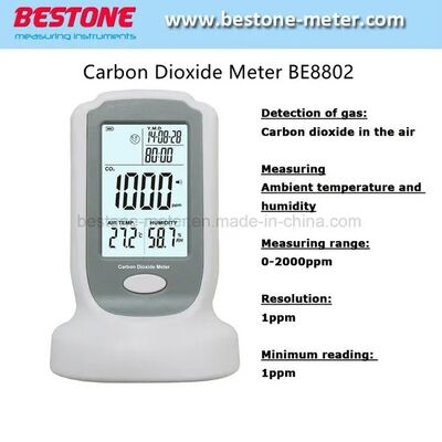 acheter Détecteur numérique de dioxyde de carbone de gaz détecteur de CO2 moniteur de la qualité de l'air rétroéclairage LCD fabrication en ligne