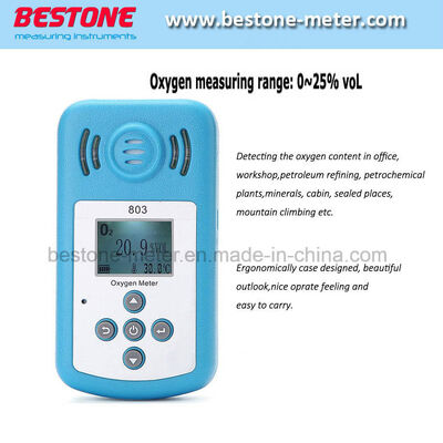 kaufen Temperaturmesser, O2-Handheld-Gasdetektor, Hot Sale Portable Dissolved Oxygen Meter, Modell 803, Portable Oxygen Purity Analyzer, Portable 25% O2 Monitor, Alarm. on-line-Fertigung