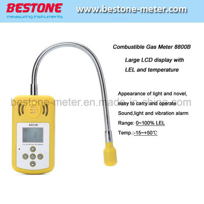 Buy Portable Combustible Gas Meter Gas Leak Meter Gas Detector Thermometer 8800b online manufacture