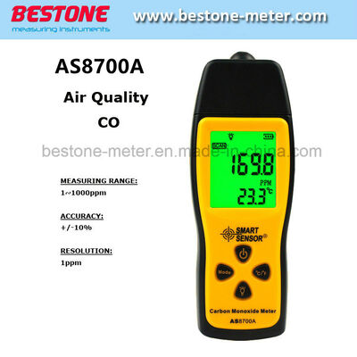 comprar Detector de monóxido de carbono (CO) y gas combustible As8700A 0-1000ppm fabricación en línea