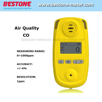 comprare Detettore di gas di monossido di carbonio con 0-1000ppm Alta precisione Detettore di perdite di gas di monossido di carbonio portatile fabbricazione online