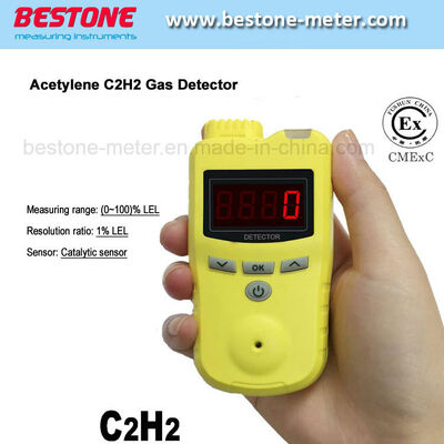 comprar Detector de gas acetileno C2H2 portátil, analizador monitor Sac2h2 Fabricación en línea