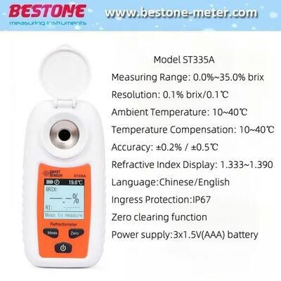 comprare St335A Refrattometro portatile digitale Atc Tester di percentuale di zucchero fabbricazione online