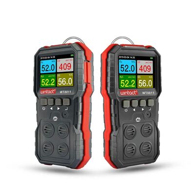 購入 プラスチック 4-in-1複合ポータブルガス検知器 WT8811 (O2 LEL H2S CO用) オンライン製造
