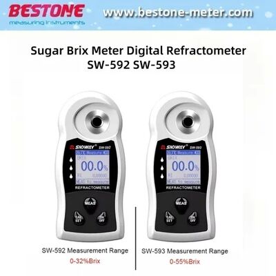 kaufen Digitales Zucker-Brix-Meter, tragbares Refraktometer Modell Sw-592 593 Online-Herstellung