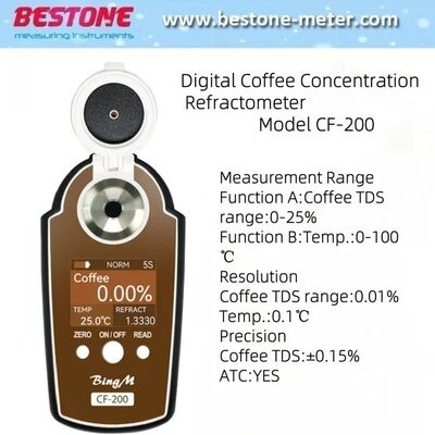 comprar Concentración digital de café Refractómetro portátil portátil CF-200 fabricación en línea