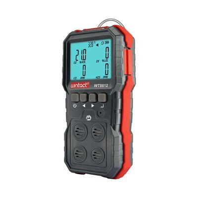 kaufen WT8812 4-in-1 Gaswarngerät für brennbare Gase, Sauerstoff, Schwefelwasserstoff, Kohlenmonoxid Online-Herstellung