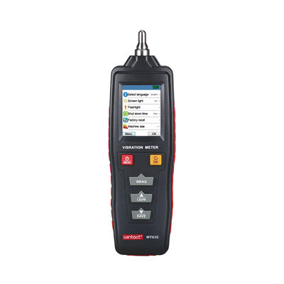 kopen WT63C Digitale trillingsmeter met 0.1-199.9m/s2 Versnellingsbereik 0.1-199.9mm/s Versnellingsbereik en 0.001-1.999mm Verplaatsingsbereik online vervaardiging