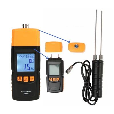 Buy GM620 3 in 1 Digital Wood Moisture Meter with Long and Short Probe Adjustable for 4 Tree Species online manufacture
