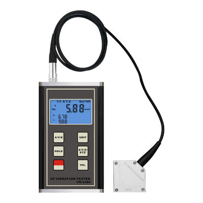 Buy Piezoelectric Accelerometer 3 Axis Vibration Meter VM-6380 10Hz~10kHz RS-232 online manufacture