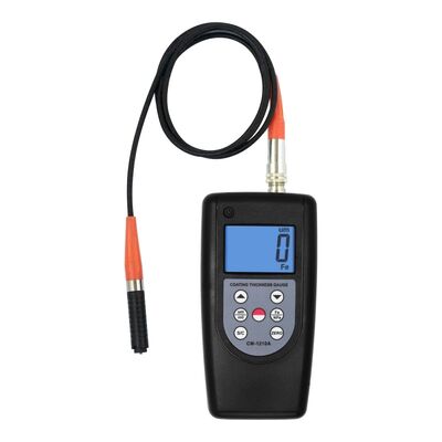 comprar Medidor de espesor de recubrimiento ultrasónico CM-1210A CM-1210B con sonda F NF Salida de datos RS-232 Fabricación en línea