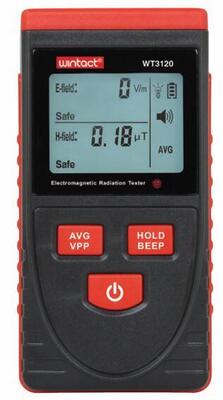 Buy WT3120 GM3120 Electromagnetic Radiation Tester with Dual Field Detection Sound and Light Alarm and LCD Graphic Display online manufacture