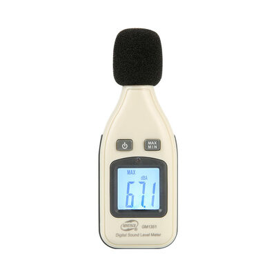 comprare Misuratore digitale del livello sonoro, misuratore digitale del livello sonoro Tester di rumore 30-130dB Noisemeter in decibel schermo LCD Noise Monitor in decibel Tester di pressione (BE804) fabbricazione online