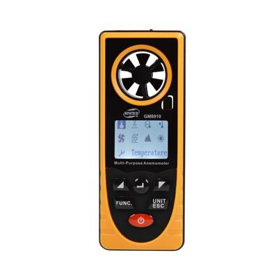 購入 GM8910 風速,温度,湿度測定のためのLCDバックライト付きポータブル8イン1アナモメーター オンライン製造