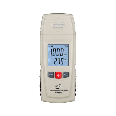 주문 GM8805 전기 화학 CO 센서 0-1000ppm 범위 및 LCD 백라이트 디스플레이와 함께 휴대용 일산화탄소 계측기 온라인 제조