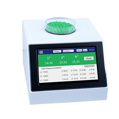 kaufen 86177 Digitales Desktop-Spektralkolorimeter, Textilgranulat-Masterbatch-Farblabor CMYK-RGB-Kolorimeter zur Farbmessung Online-Herstellung