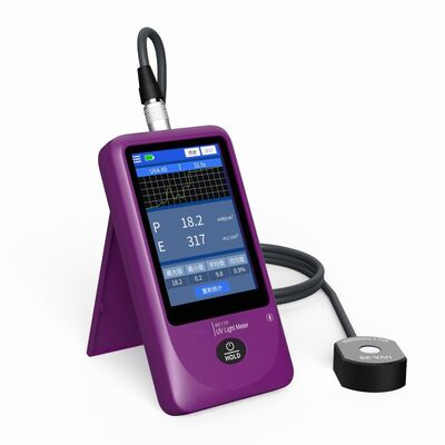 comprar 86135 Medidor de luz UV con pantalla táctil de 3,5 pulgadas 12 diferentes sondas UV Display de curva de potencia dinámica Fabricación en línea