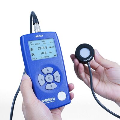 buy 86331 Flaw Detection Light Meter with 1,000,000 Lx Visible Light and 200,000 μW/cm² UV Power for NDT Testing online manufacture