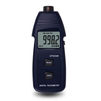 satın al DT2234E Dijital Takometre, 2.5-99999rpm Aralığı, Temassız Ölçüm ve 5 Haneli LCD Ekran Çevrimiçi üretim
