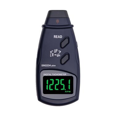 ซื้อ SM2234PLUS ดิจิตอลวัดรอบเครื่องยนต์แบบสัมผัสพร้อมจอ LCD 5 หลัก สำหรับช่วง 2.50~99999 รอบ/นาที และเวลาสุ่มตัวอย่าง 0.8 วินาที การผลิตออนไลน์