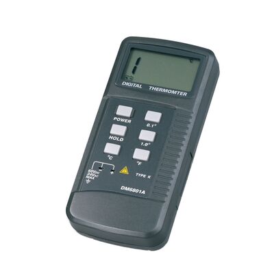 buy DM6801A Digital Thermometer with K-Type Measurement High Precision and Compact Size for Industrial Use online manufacture